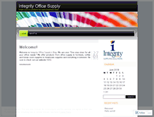 Tablet Screenshot of integrityofficesupply.wordpress.com