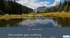 Desktop Screenshot of davestories.wordpress.com