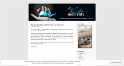 Desktop Screenshot of ourlifemoments.wordpress.com