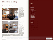 Tablet Screenshot of interiorhomeideas.wordpress.com