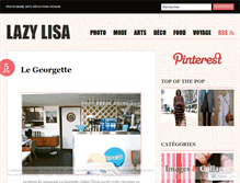 Tablet Screenshot of lazylisa.wordpress.com