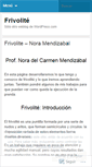 Mobile Screenshot of norafrivolite.wordpress.com