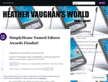 Tablet Screenshot of heathervaughansworld.wordpress.com