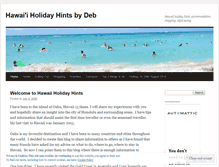 Tablet Screenshot of hawaiiholidayhints.wordpress.com