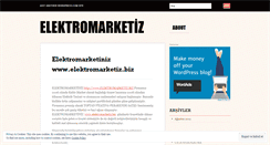 Desktop Screenshot of elektromarketiz.wordpress.com