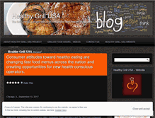 Tablet Screenshot of healthygrillusa.wordpress.com