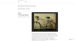 Desktop Screenshot of bikeacross.wordpress.com