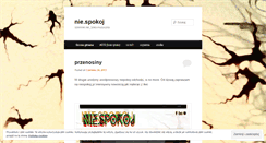 Desktop Screenshot of niepokoj.wordpress.com