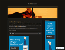 Tablet Screenshot of blackholesecret.wordpress.com