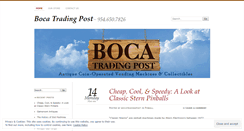 Desktop Screenshot of bocatradingpost.wordpress.com