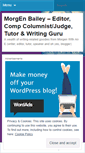 Mobile Screenshot of morgenbailey.wordpress.com