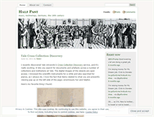 Tablet Screenshot of halfpast.wordpress.com