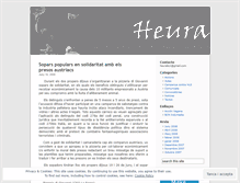 Tablet Screenshot of heura.wordpress.com