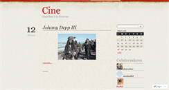 Desktop Screenshot of cineromantico.wordpress.com