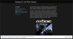 Desktop Screenshot of createagijoecostume.wordpress.com