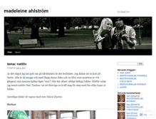 Tablet Screenshot of madeleineahlstrom.wordpress.com