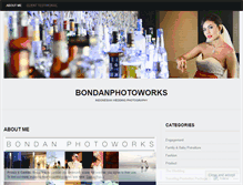 Tablet Screenshot of bondanphotoworks.wordpress.com