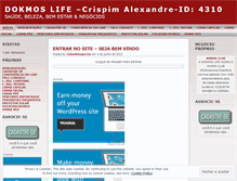 Tablet Screenshot of dokmoslife.wordpress.com