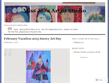 Tablet Screenshot of missjillsart.wordpress.com