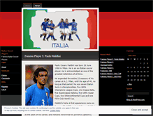 Tablet Screenshot of italiansoccerplayers.wordpress.com