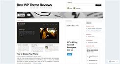 Desktop Screenshot of bestwpthemereviews.wordpress.com