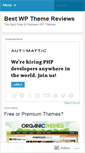 Mobile Screenshot of bestwpthemereviews.wordpress.com