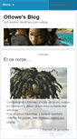 Mobile Screenshot of oflowe.wordpress.com