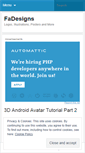Mobile Screenshot of fadigeorge.wordpress.com