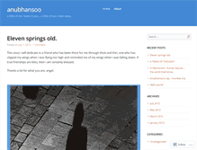 Tablet Screenshot of anubhansoo.wordpress.com