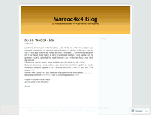 Tablet Screenshot of marroc4x4.wordpress.com