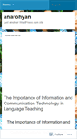 Mobile Screenshot of anarohyan.wordpress.com