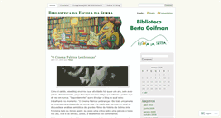 Desktop Screenshot of bibliotecaescoladaserra.wordpress.com