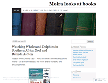 Tablet Screenshot of moiradsbooks.wordpress.com