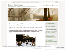 Tablet Screenshot of bodasoriginales.wordpress.com