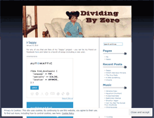 Tablet Screenshot of dividing.wordpress.com