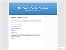 Tablet Screenshot of cronology.wordpress.com