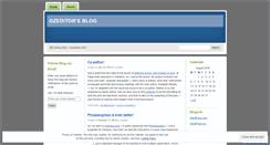 Desktop Screenshot of ozeditor.wordpress.com