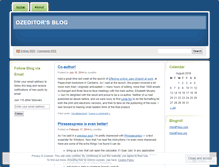 Tablet Screenshot of ozeditor.wordpress.com