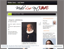 Tablet Screenshot of makelovenotlaws.wordpress.com