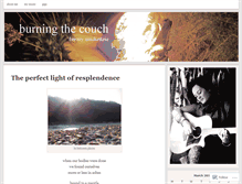 Tablet Screenshot of burningthecouch.wordpress.com