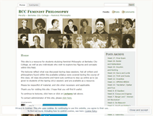 Tablet Screenshot of bccfeministphilosophy.wordpress.com