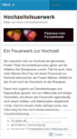 Mobile Screenshot of hochzeitsfeuerwerk.wordpress.com