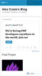 Mobile Screenshot of anyucosta.wordpress.com