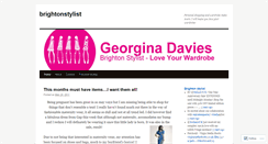 Desktop Screenshot of brightonstylist.wordpress.com