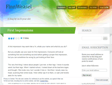 Tablet Screenshot of finnweasel.wordpress.com