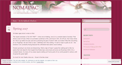 Desktop Screenshot of nomadac.wordpress.com