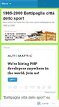 Mobile Screenshot of battipagliasport.wordpress.com