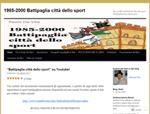 Tablet Screenshot of battipagliasport.wordpress.com