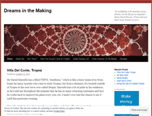 Tablet Screenshot of dreamsinthemaking.wordpress.com