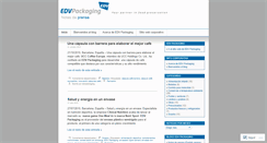Desktop Screenshot of edvpackaginges.wordpress.com